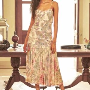 Hemant & Nandita Tiered Midi Dress